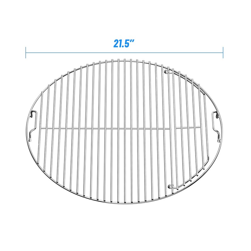 Skyflame Charkettle Stainless Steel Hinged Cooking Grate with Handles, Compatible
