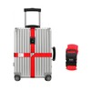 Cross Suitcase Strap with Combination Lock, Eye-catching Suitcase Strap with