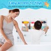 XNBTFK Large Bath Toy Storage Organizer with 3 Compartment Large