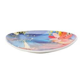 Enesco Izzy and Oliver EttaVee Jessi's Garden Floral Jewelry Holder Trinket Tray, 0.75 Inch, Multicolor