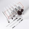 DUcare Cosmetic Brushes 9-Piece Set Makeup Brushes White Pearl Cosmetic