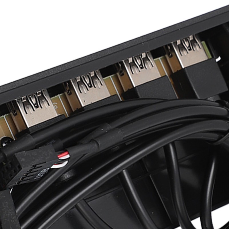 USB Front Panel Hub 5.25in 4 Ports High Speed Stable