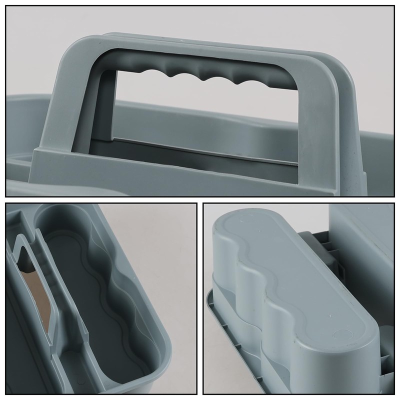 Zopnny Multiuse Caddy Organizer with Handle, Plastic Shower Caddy Basket,