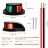 Acelane Boat Navigation Lights, Waterproof Navigation Lights for Boats Red