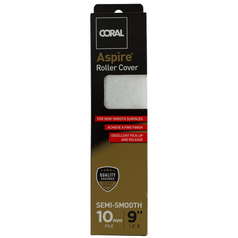 Coral 41873 Aspire 9 inch 1.5" Dia Paint Roller Cover