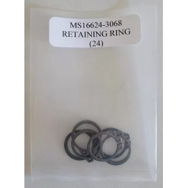 MS16624-3068 Retaining Ring External Steel Phosphate - Lot of 24