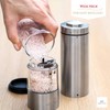 Electric Salt and Pepper Grinder Set - Battery Operated Stainless