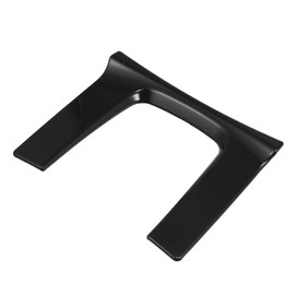 X AUTOHAUX Gear Panel Trim Shift Box Cover Decal for Honda Civic 10th Gen 2016 2017 2018 2019 2020 2021 Car Interior Accessories Sticker Decorative Black