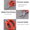 Luckkyme 4 Pack Kitchen seafood scissors Fish Scissors Crab Scissors