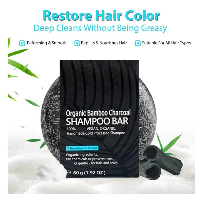 Mz Champú Para Oscurecer Barba Y Cabello, 2 Piezas