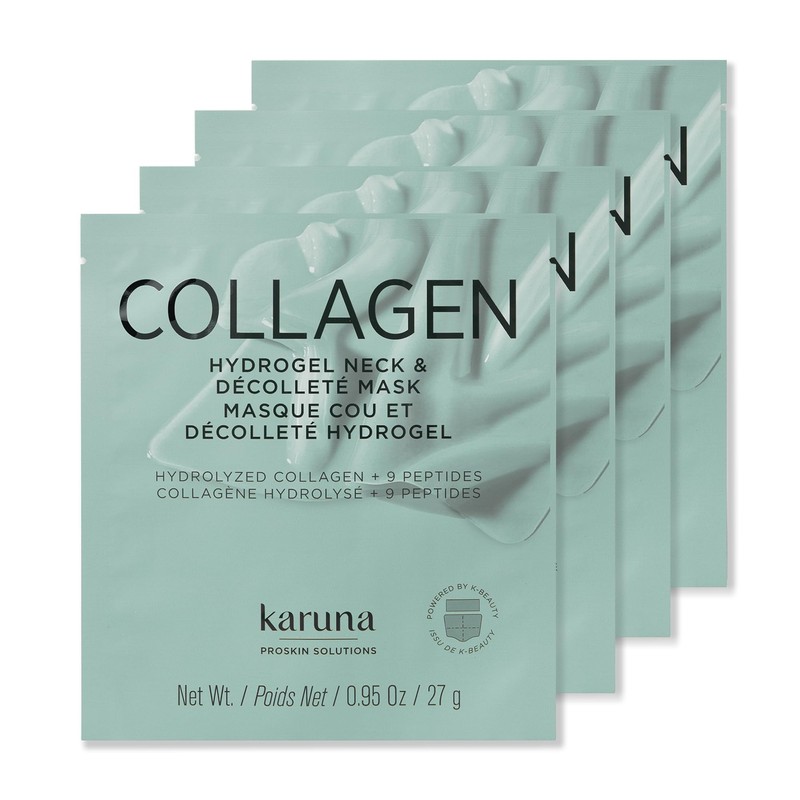 Karuna Máscara de colágeno de hidrogel para cuello y escote