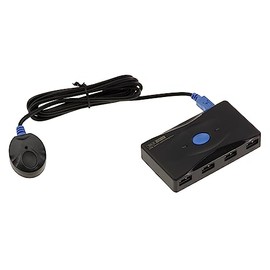 KALEA-INFORMATIQUE Switch USB3 sharing box for connecting 4 USB 3.0 peripherals to two different PCs or MACs with remote control.