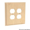 Designs of Distinction Wood Switch Cover - Unfinished/Raw Hardwood -