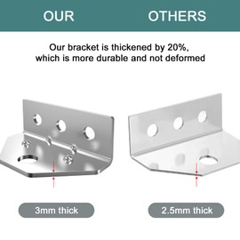 12 PCS Boat Trailer Top Angle Swivel Top Angle Bracket,Galvanized Boat Pontoon Trailer Bolster Bunk Board Adjustable Swivel Brackets