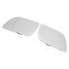 2PCS Side Heated Mirror Glass Left Right Fog Resistant Efficient