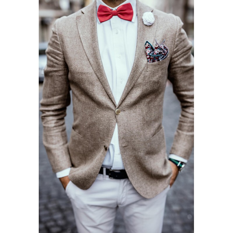 BomGuard Mens Adjustable Bow Tie Pre-Tied with Hook Closure, Suit
