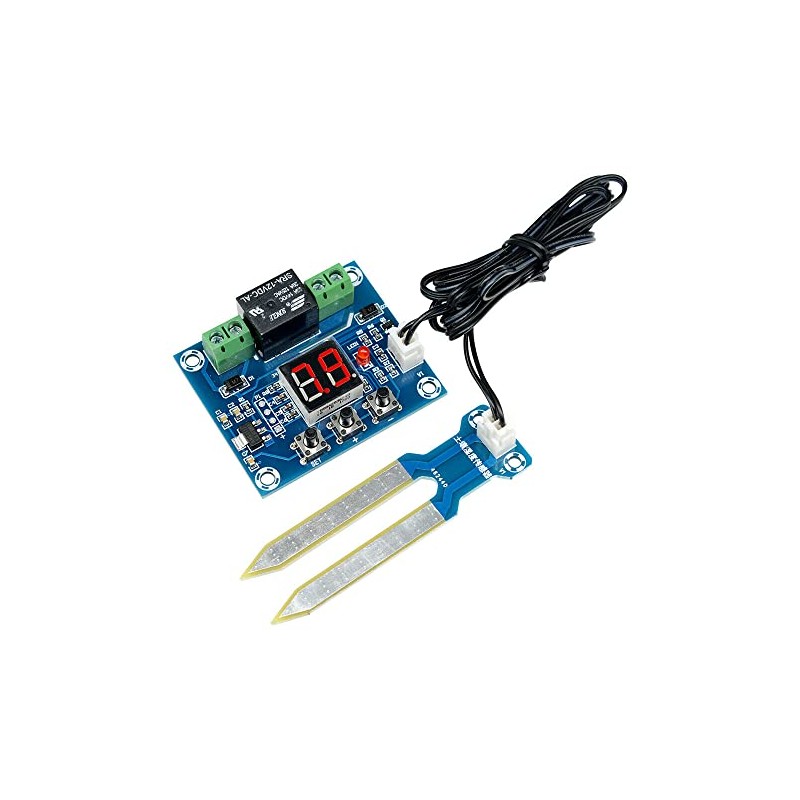 LeHang 12V Soil Moisture Sensor Humidity Controller with Digital Display