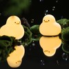 Night Light Cute Cartoon Appearance Silicone Night Lamp with Data