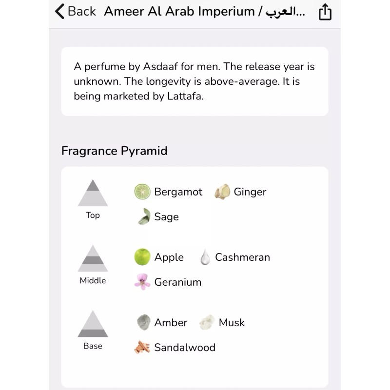Lattafa Ameer Al Arab Imperium EDP 3.4 By Lattafa Asdaaf