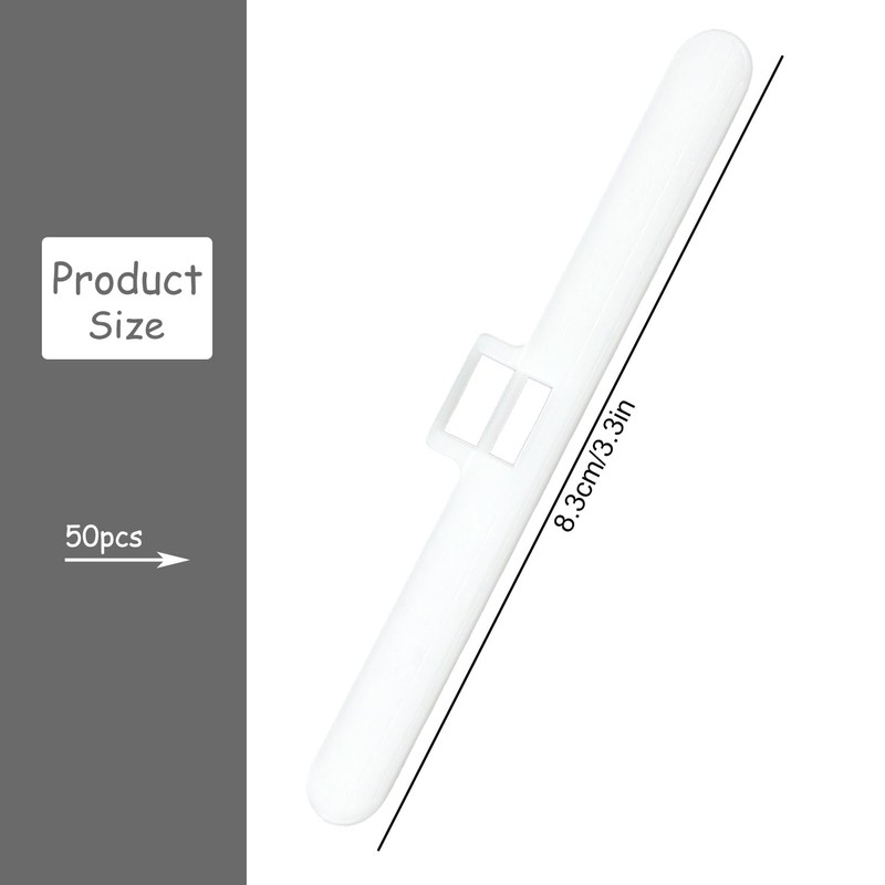 Luckious Vertical Blind Top Hangers,White Vertical Blind Double Hole Top
