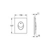 GROHE Start - Flush Plate for Concealed GD2 Cisterns (Made