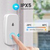 Wireless doorbell, a wireless bell, IPS X5, waterproof, 1,300 feet