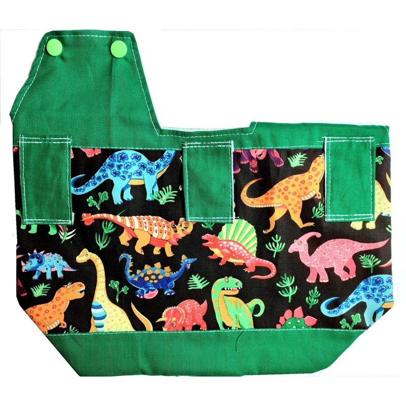 Catheter Belly Bag Holder. Drainage Bag Cover. Dinosaurs Pattern. Nutex