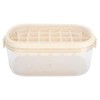 Ice Cube Tray with Lid Bin 2 Layer Ice Trays