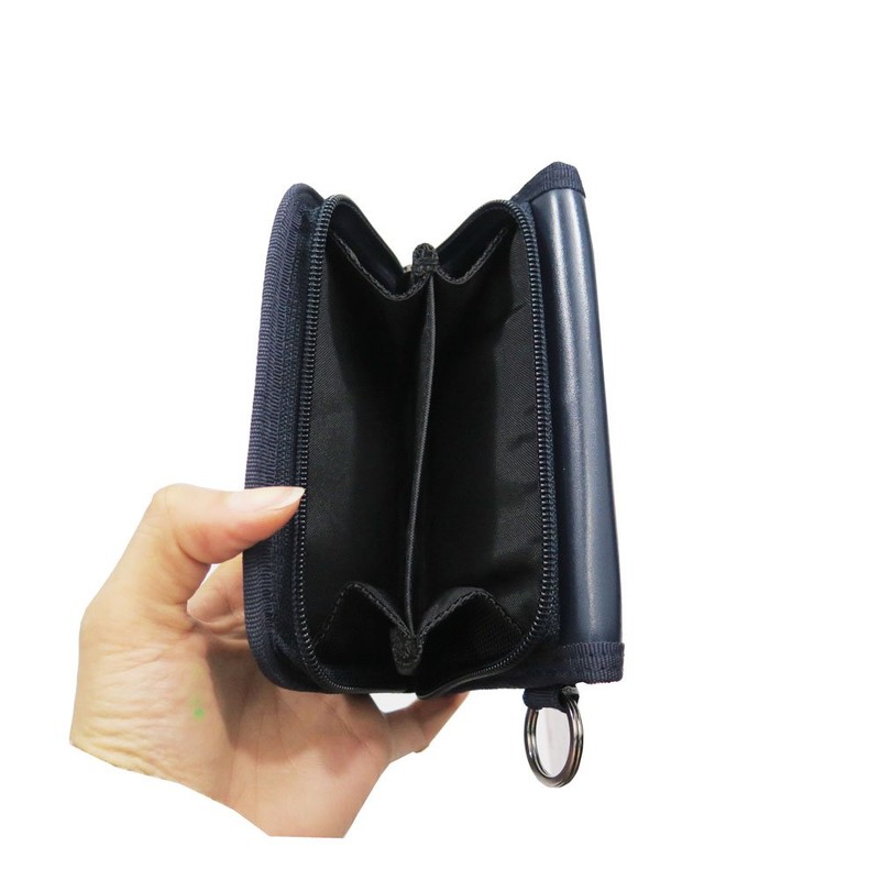 Puma Leather Long Wallet, nvy