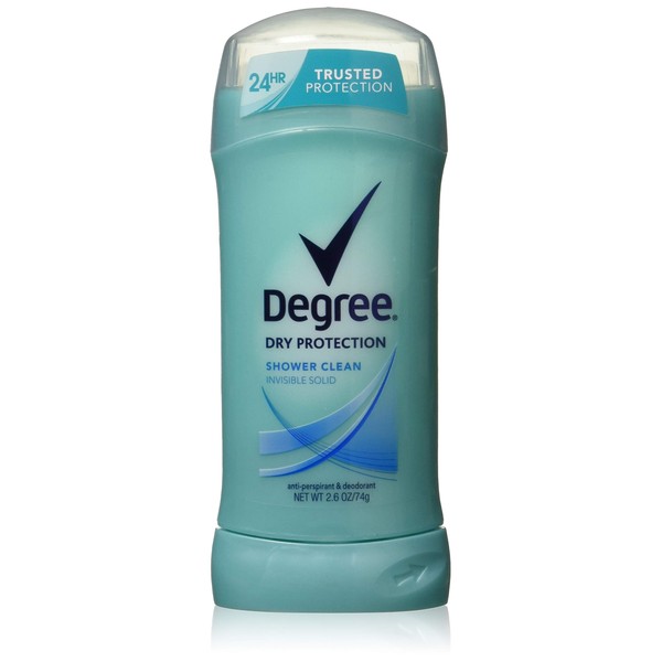 Degree Deod Inv Sld Shower Size 2.6z Degree Women's Shower Clean Body Responsive Invisible Anti-Perspirant & Deo