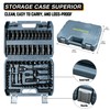 110-Piece Metric 3/8" Drive Impact Socket Set and SAE CR-V