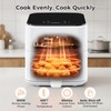 DUMOS 3 Qt Air Fryer, Compact Digital Airfryer with Auto