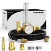 ARCCAPTAIN Argon/CO2/Helium Regulator with 8.2FT Inert Gas Welding Hose, MIG