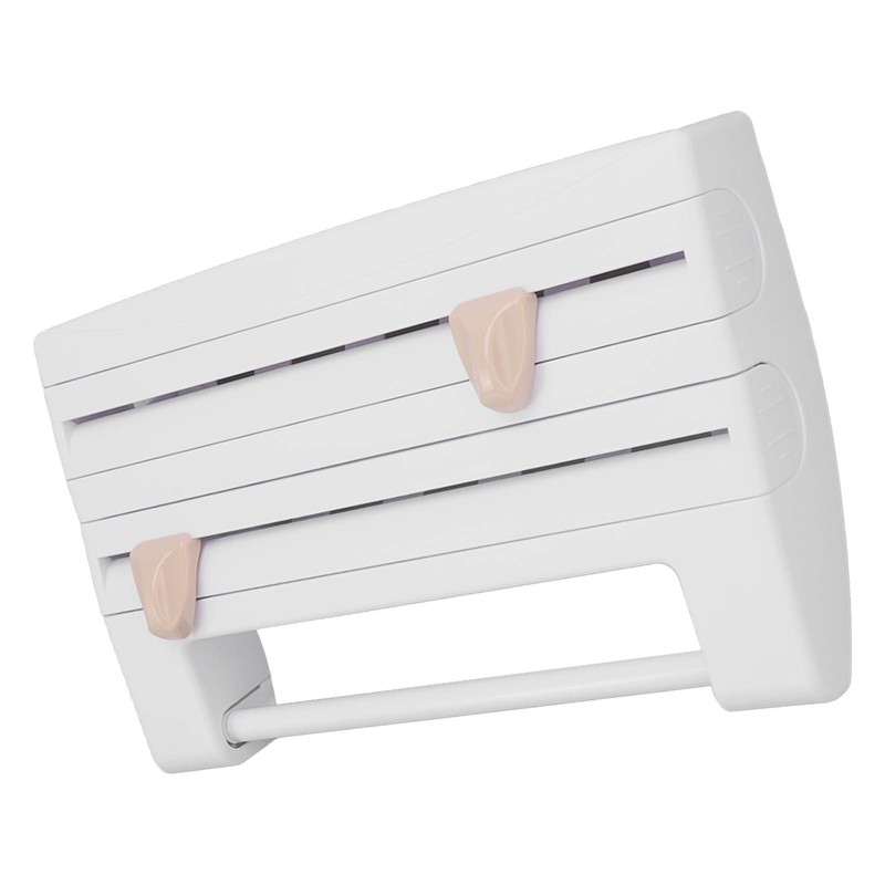 Cling Film Holder Wall Mount Multifunctional Cling Film Cutter with