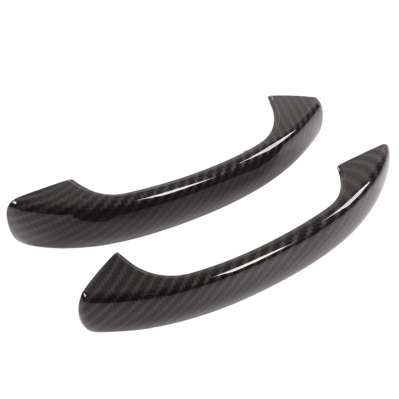 Car Exterior Door Handle Cover Carbon Fiber Style Replacement for