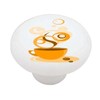Gotham Decor Fancy Retro Coffee Ceramic Drawer Knob