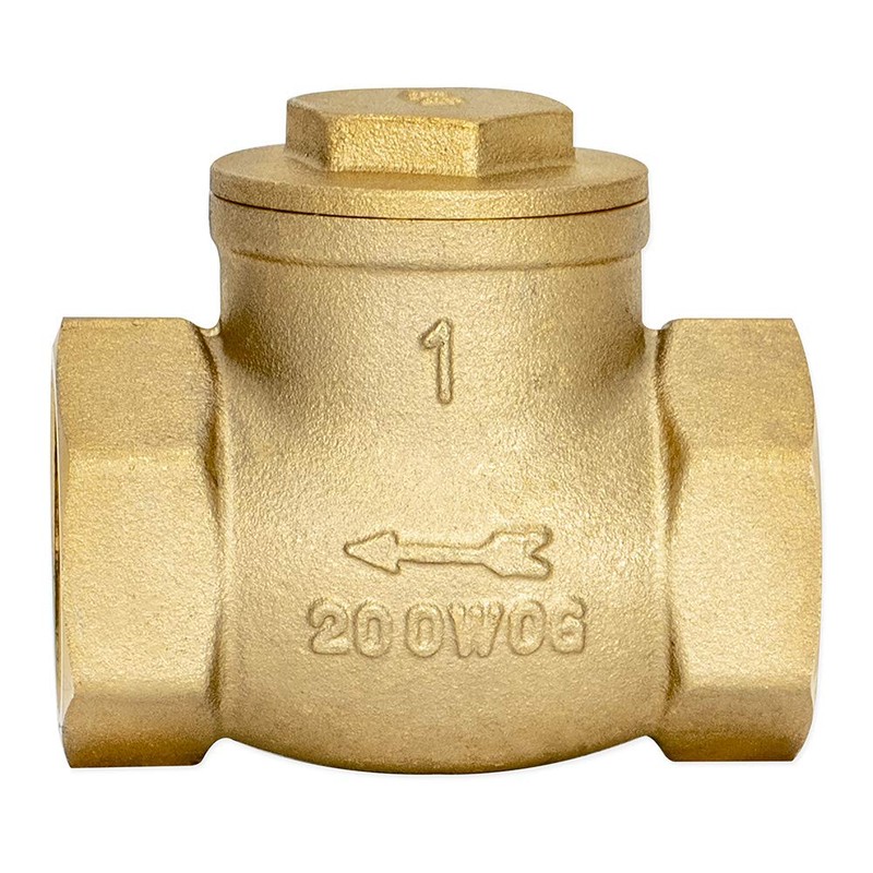 EZ-FLO 20425LF Swing Check Valve, 1" IPS, Brass