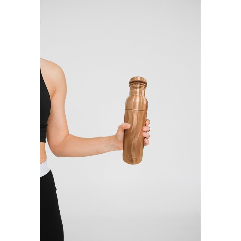 PRURA Copper Water Bottle A Leak Proof Ayurvedic Pure Copper