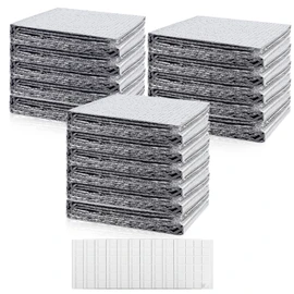Reflective Bubble Insulation Sheet 6MM Thick Double Bubble Aluminum Foil Shield Garage Door Insulation Panels Kit Radiant Barrier for Windows RV Roof Attic Wall (20.5IN X 54IN, 16 PCS)