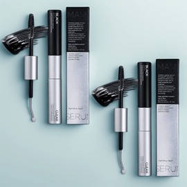 Daily Wonder 2 in 1 Dual Mascara Serum Eyelash Nutrient Black + Transparent, 10g, 2 pcs. / 데일리원더 2 in 1 듀얼 마스카라 세럼 속눈썹 영양제 블랙 + 투명, 10g, 2개