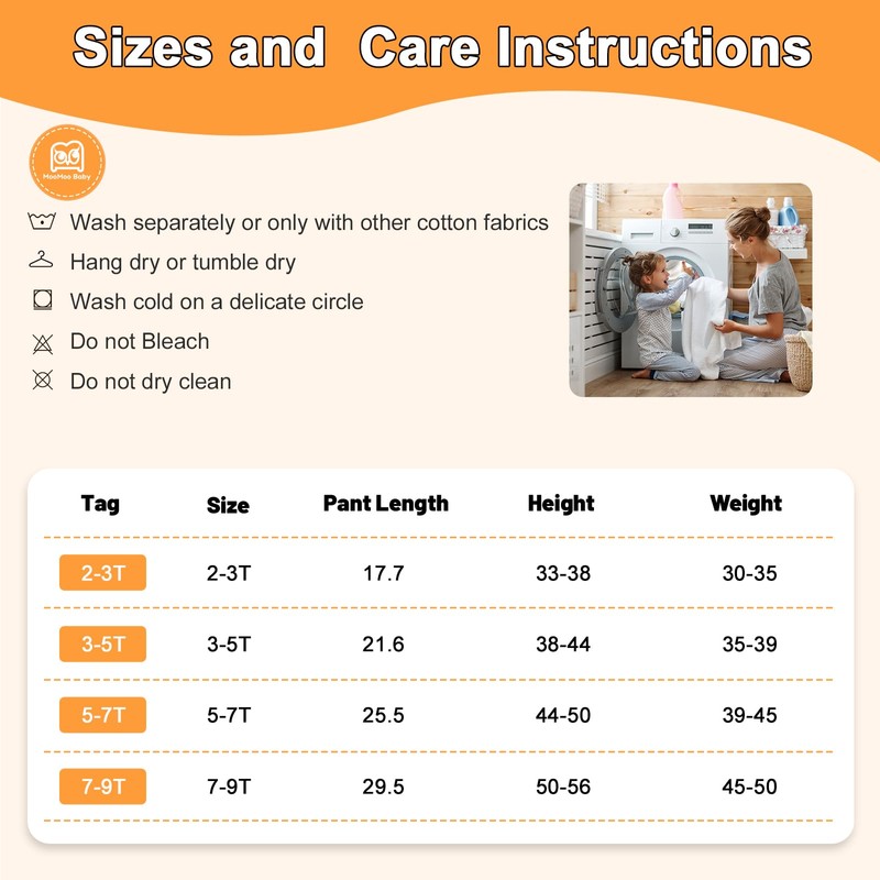 MooMoo Baby Leakproof Diaper Pants for Potty Training 2 Packs