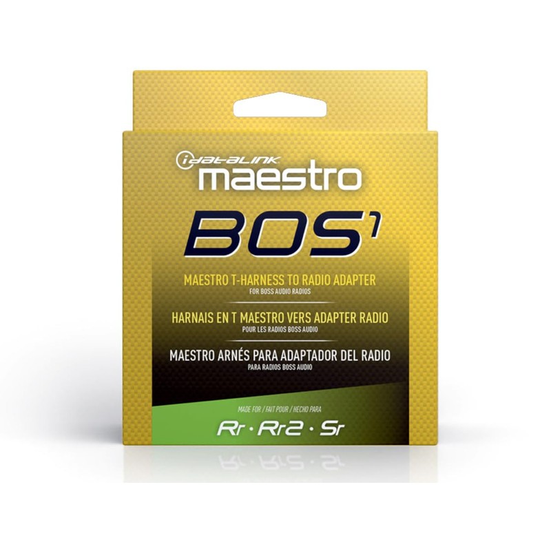 iDatalink Maestro Acc-HU-BOS1 Plug and Play Installation T-Harness for Select