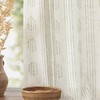 ugoutry Boho Linen Curtains for Bedroom Living Room Sage Green