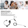 Single Ear Headset Comfortable Lightweight Noise Canceling Wired Computer Headset