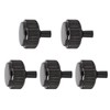 5pcs Watch Crown Steel Watch Head Repairing Parts Replacement Accessories