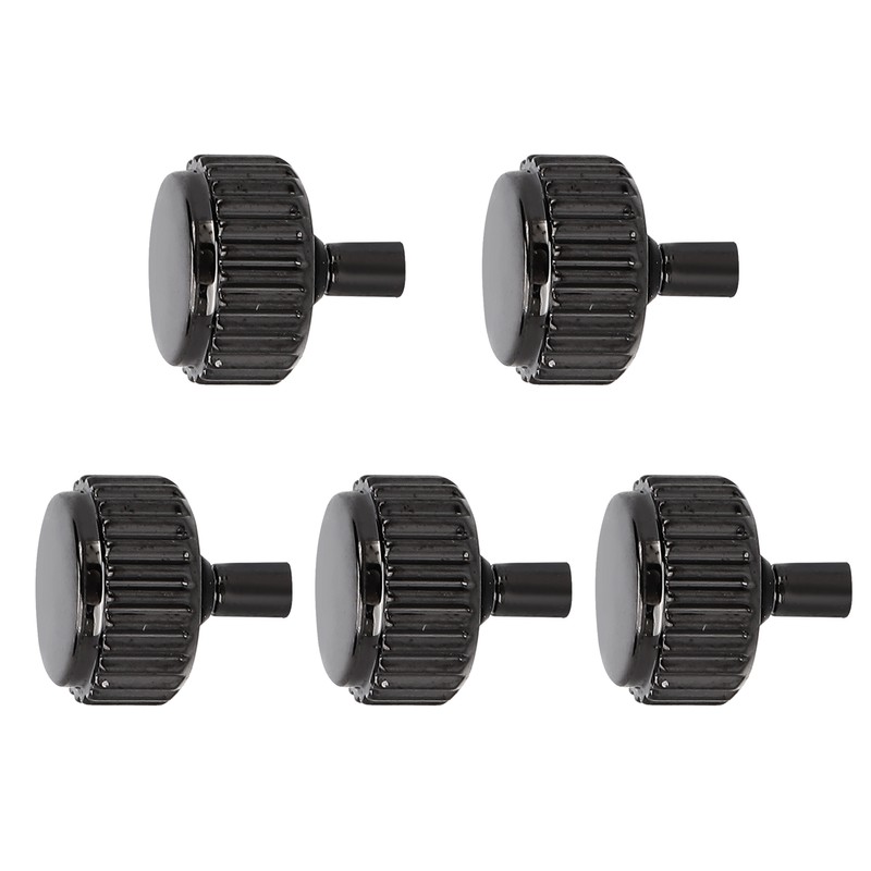 5pcs Watch Crown Steel Watch Head Repairing Parts Replacement Accessories