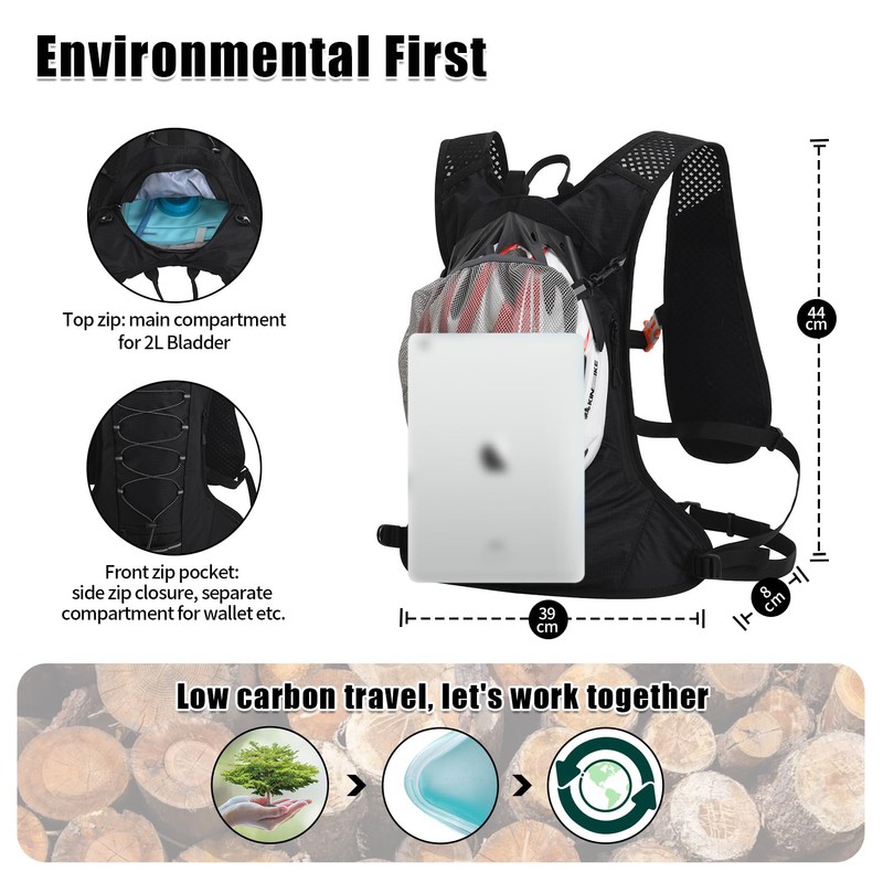 Hydration Backpack with Hydration Bladder, Running Backpack with Hydration Bladder