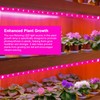 LED Growth Light Strips for Indoor Plants Pink-purple LEDs Grow