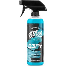 Ethos Defy 3 in 1 Ceramic Coating - Waterless Car Wash 16 Fl Oz Quick Easy Spray