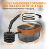 Steam Cleaner,3-Level Adjustable Handle,60.87oz Tank 15s Heat-Up,2500w Portable Steamer for